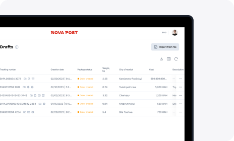 Alle Dienste sofort nach der Registrierung verfügbar