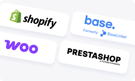 Verwalten Sie die Lieferung auf Ihrer eigenen Plattform. </br> </br> Einrichtungszeit: ≈ 40 Min.