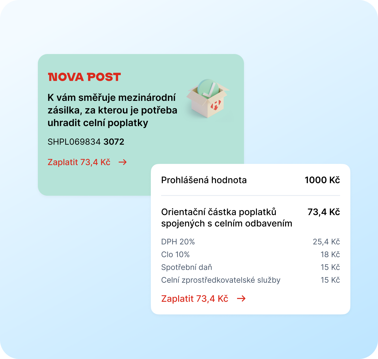 Zajistíme celní odbavení zásilky