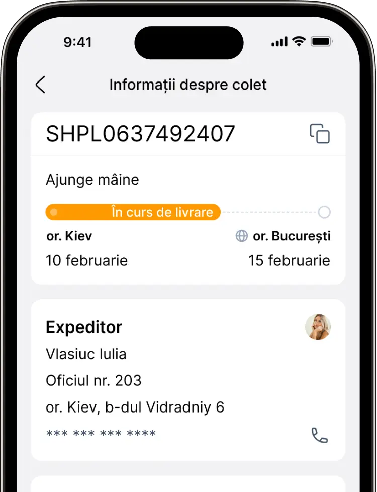 Detailed tracking of each parcel