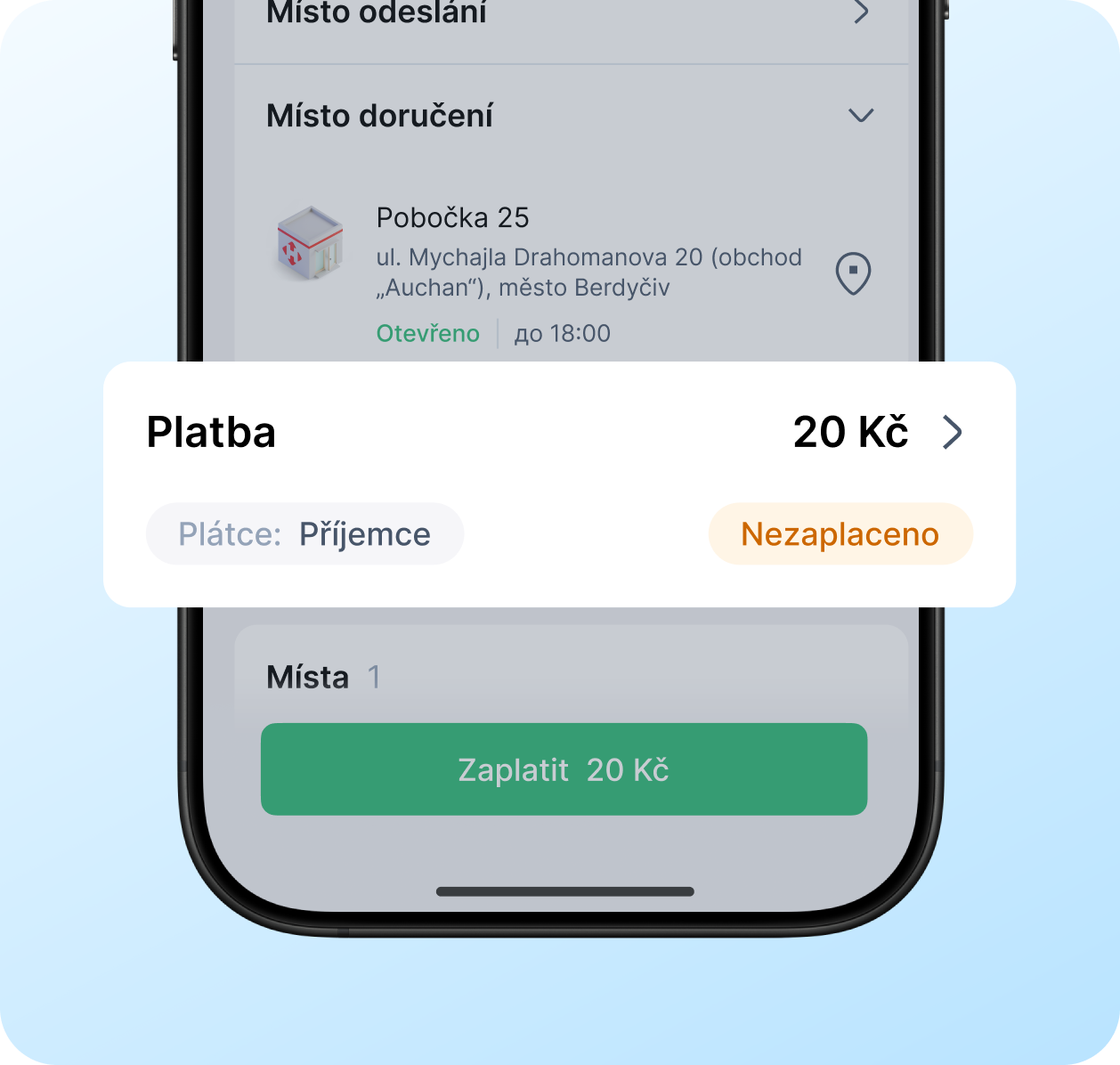 Přijmeme platbu za objednávku