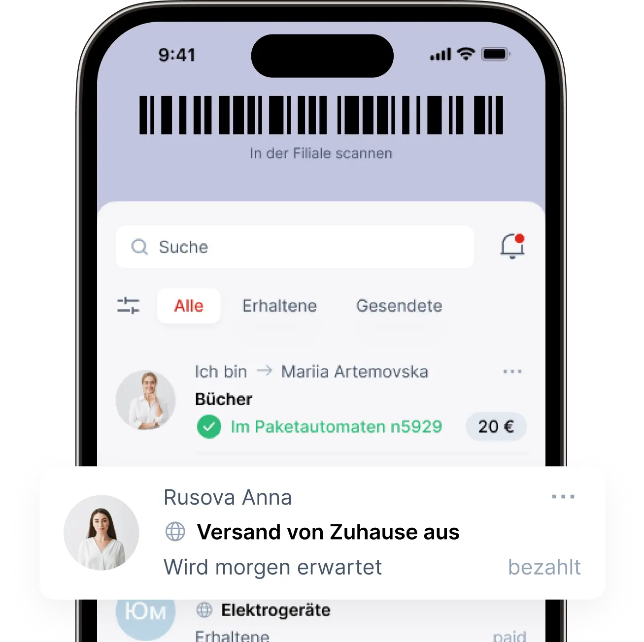 Verfolgen Sie alle Ihre Sendungen